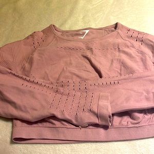 Gymshark crop long sleeve shirt